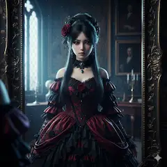鏡に映る薔薇の呪い