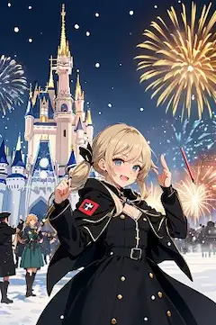 勝利のポーズ！