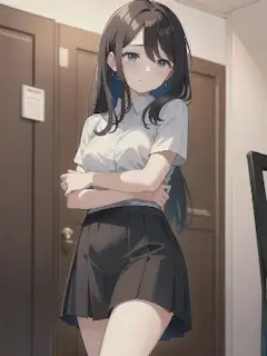 心配そうな女性