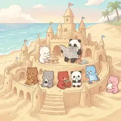 🧸「クマ＆パンダ」の巻き🐻🐼🏝