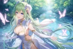 森中の小川