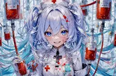 採血のお時間ですヨォ！