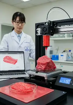 肉を作る