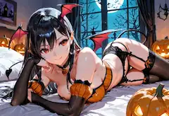 サキュバスとハロウィン前夜