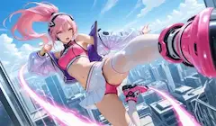 高機動セーラーJK【アクションポーズ #1】