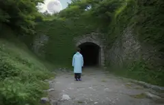 異世界に通じていそうなトンネル
