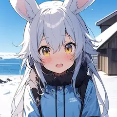 ホッキョクウサギのフレンズ？