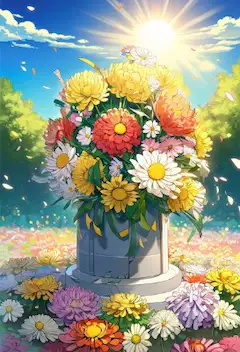 花と共に眠る