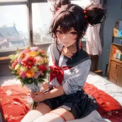 【原神】辛炎 制服＆花束