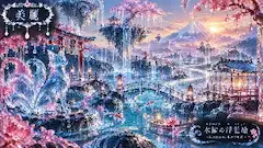 水晶狐が守る永遠の桜浮世