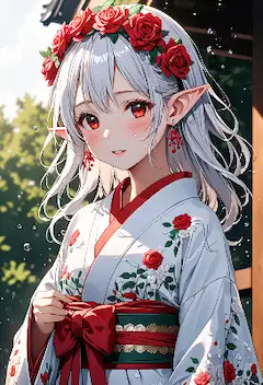 薔薇の冠とエルフの涙の祭り