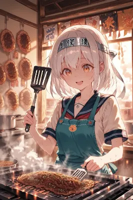 夏祭り屋台で笑顔を添える焼そば
