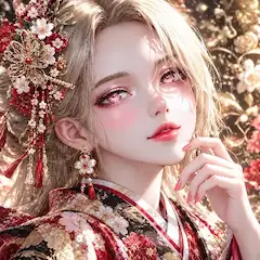 黄金の光を浴びる花の美姫