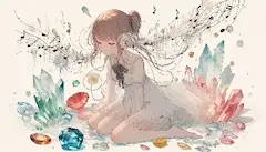 水晶の庭で響く夢の旋律