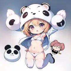 びっくりパンダガール
