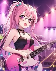 メガネっ娘アイドル