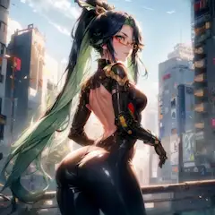 【原神】閑雲 ボディスーツ