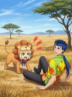 クーフーリンを襲うセイバーライオン🦁