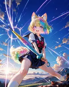 11枚）傘で素振りは基本