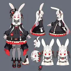 ゴスロリうさぎのキャラシート
