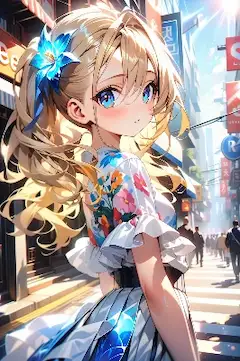 他所の娘で振り向き