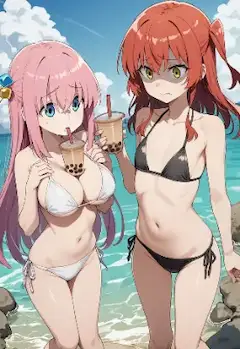 胸が小さくてタピオカを挟めない喜多さん