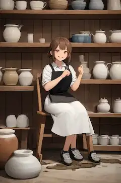 陶芸少女の秘密の工房