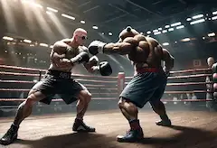 獣王の咆哮と人間の拳