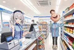 【コンビニエンスストア】笑顔の素敵なローソンクルー達