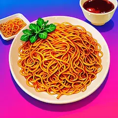 黄金の麺が誘う、至福の食事時間