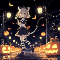 仮装・猫