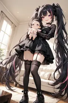 赤さんを抱くGLさん