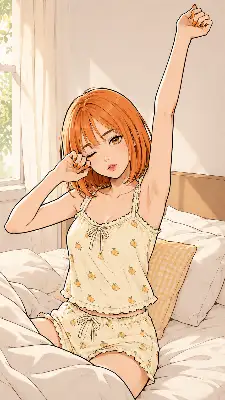 おはよー(マリちゃん)