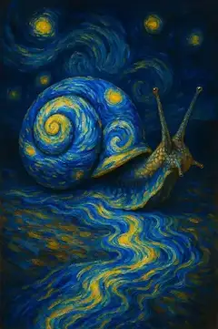 The slowly night