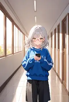 「･･･あ、やっほー！何か用かな？」