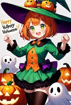 ハロウィンの魔女が運ぶ幸せの魔法