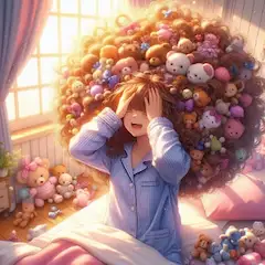 ぬいぐるみと学校へ