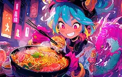 おっきいチャーシューだぁ！🍜