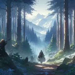 北へ向かう林道