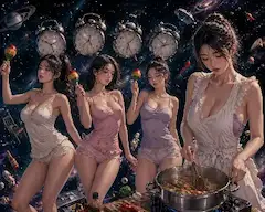 宇宙キッチンの時空パーティー
