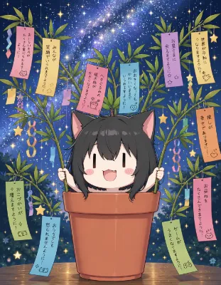 ヘタぐるみ七夕飾り！