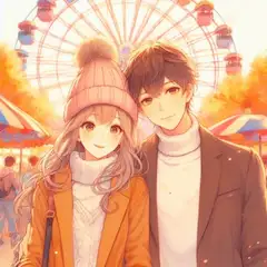 夫婦で遊園地