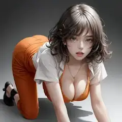 うつぶせになって泣いている女性 2