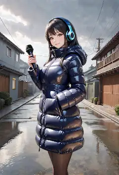 インタビュアーのお姉さん