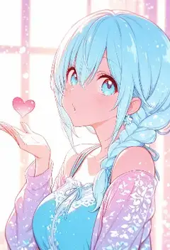 氷の乙女が贈る恋のハート