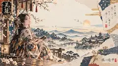 桜の縁側で紡ぐ、旅の静かな記憶