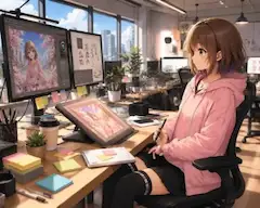 イラストが動き出す瞬間