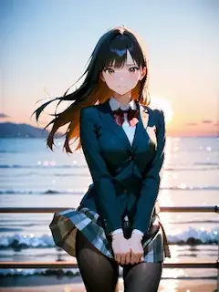 海風のいたずら
