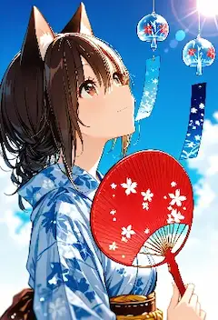 ネコミミの夏…日本の夏