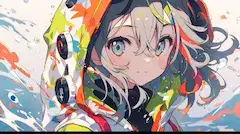 インクの海で輝く少女の冒険